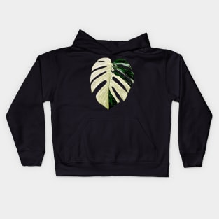 MONSTERA MINT VARIEGATED Kids Hoodie